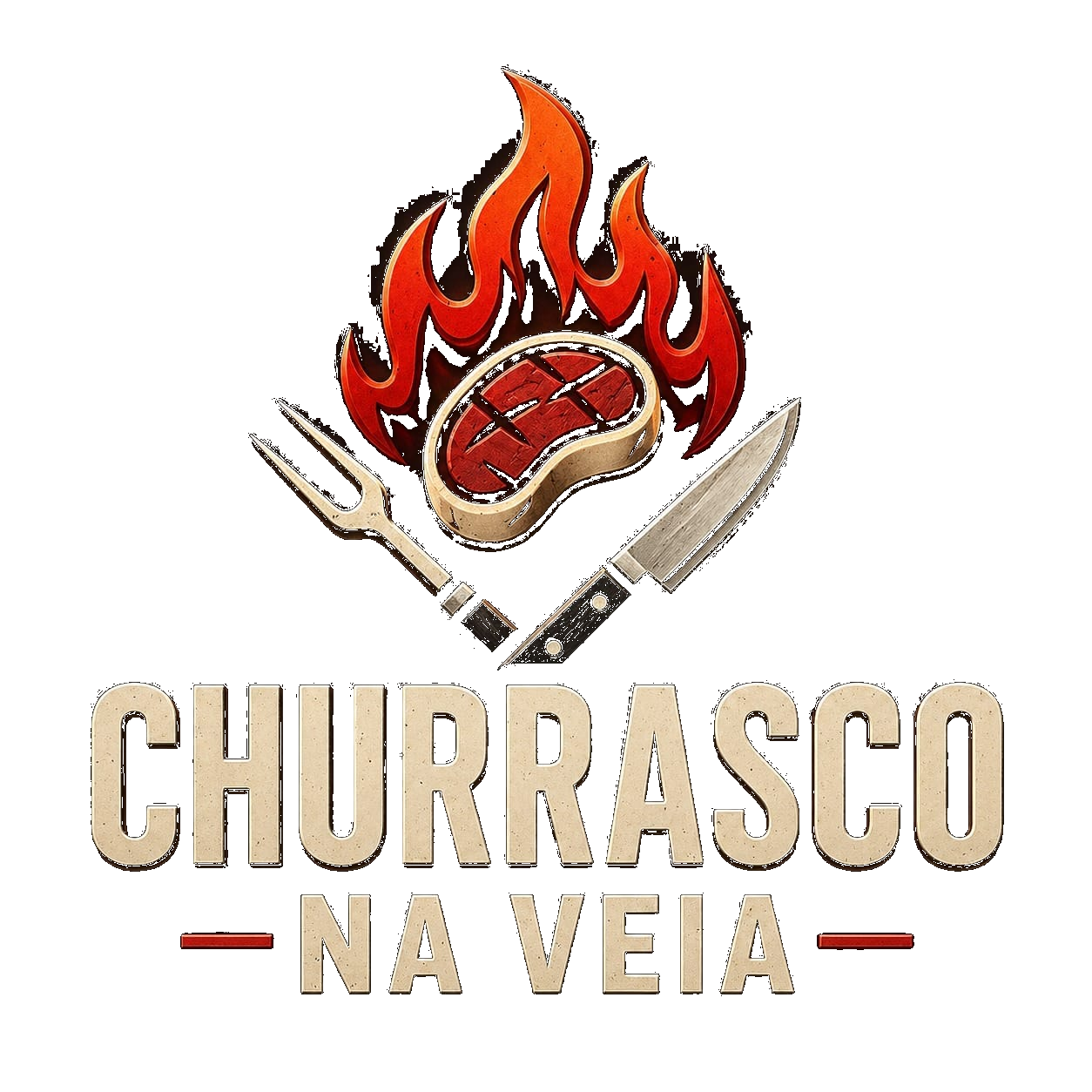 Logomarca do Churrasco Na Veia